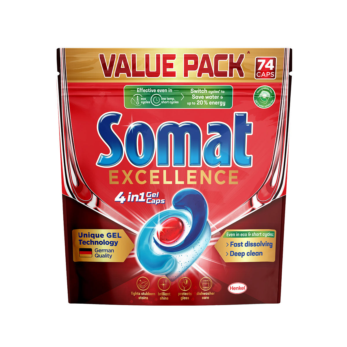 Somat Excellence 4-in-1 Tablet 74pk