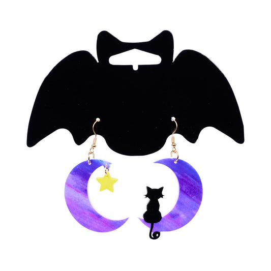 Halloween Earrings Moon