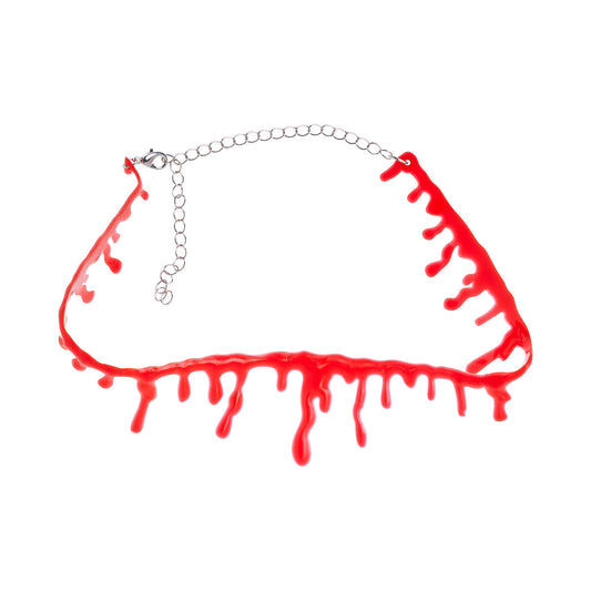 Halloween Dripping Blood Choker