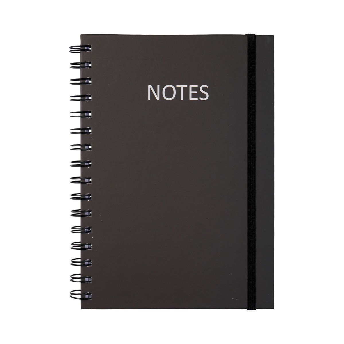 A5 Notebook Wirobound Black 160pg