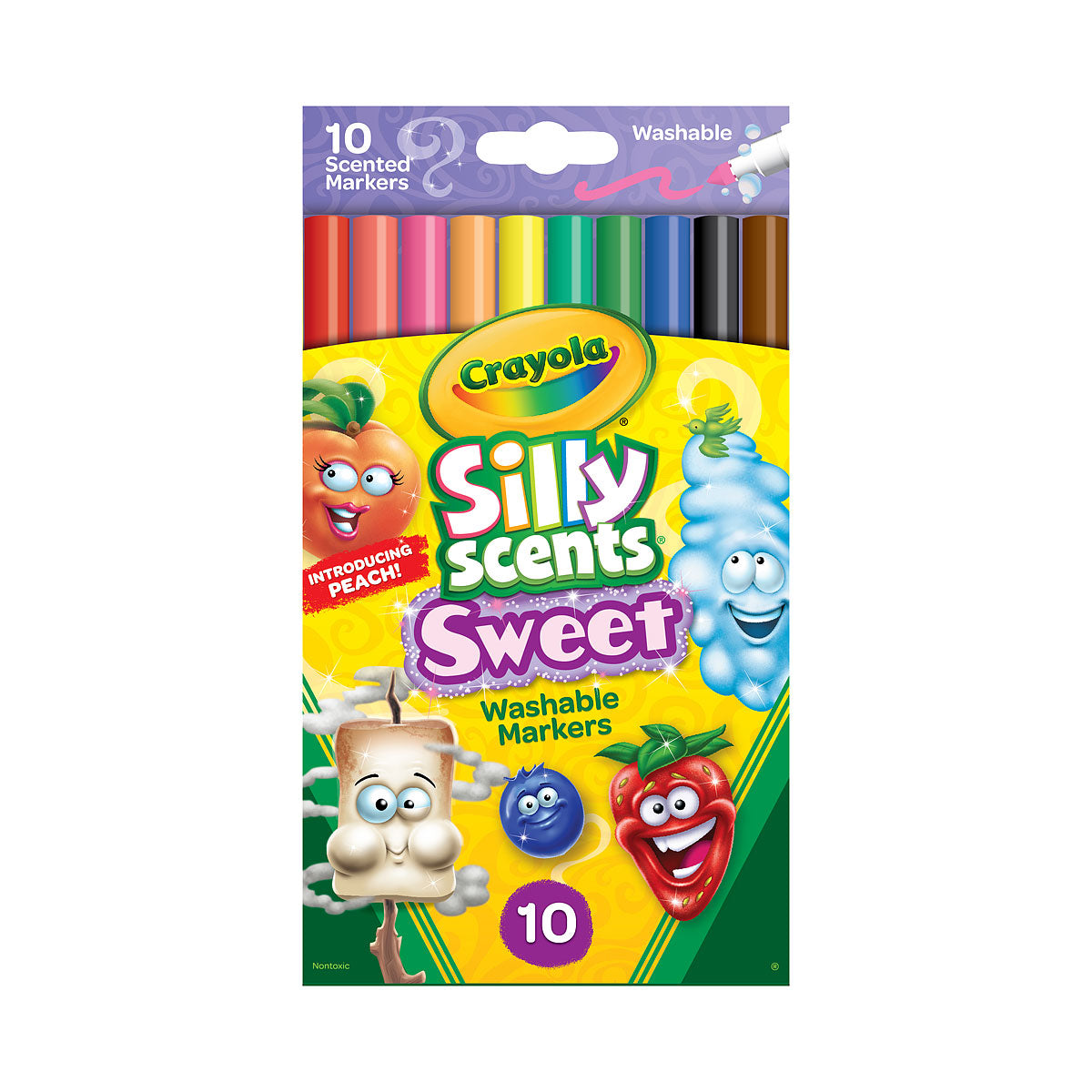 Crayola Silly Scents Slim Markers 10pk