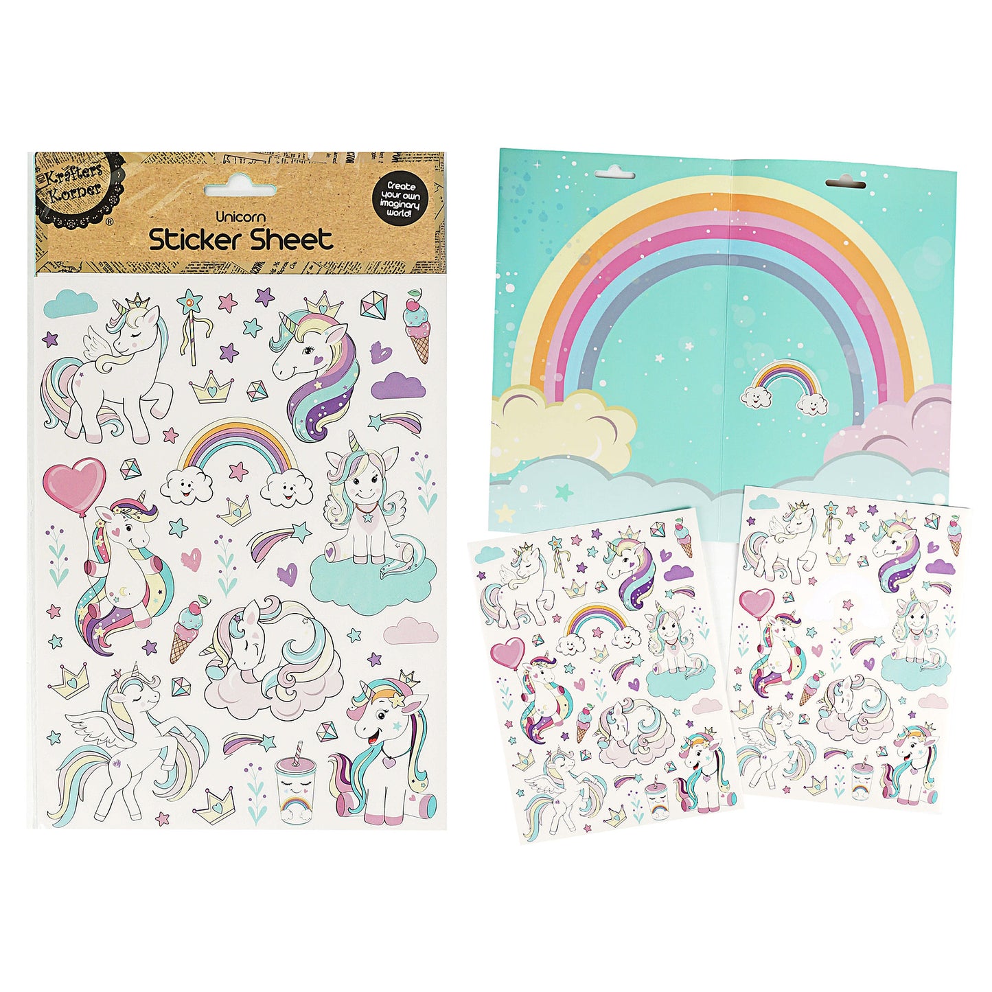 Sticker Sheets Unicorn