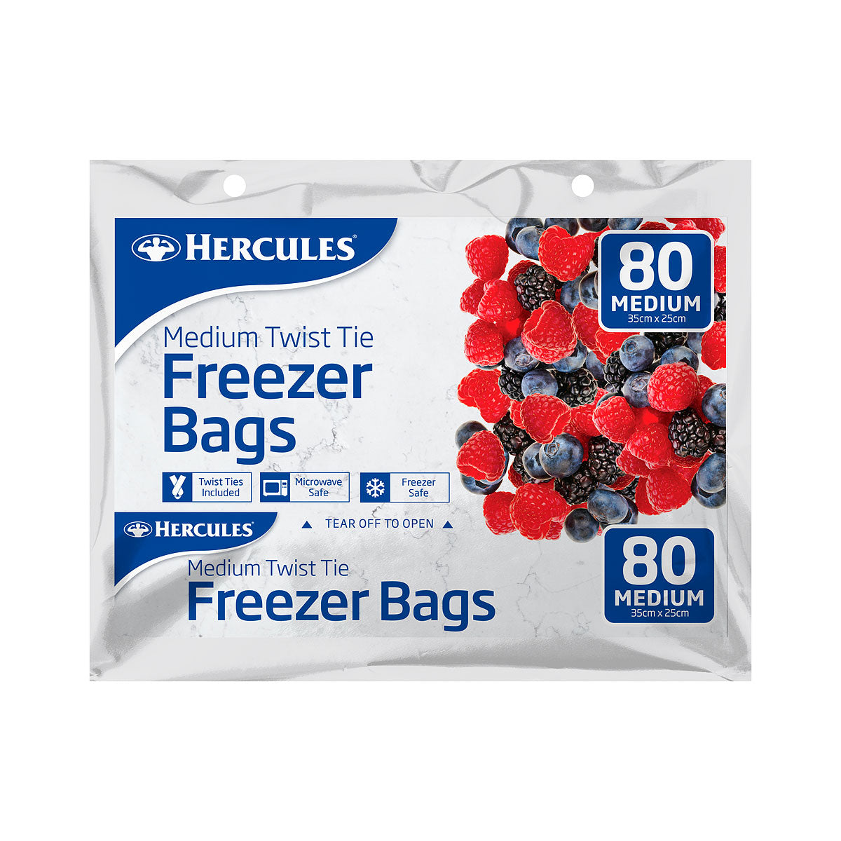 Hercules Freezer Bags Medium 80pk