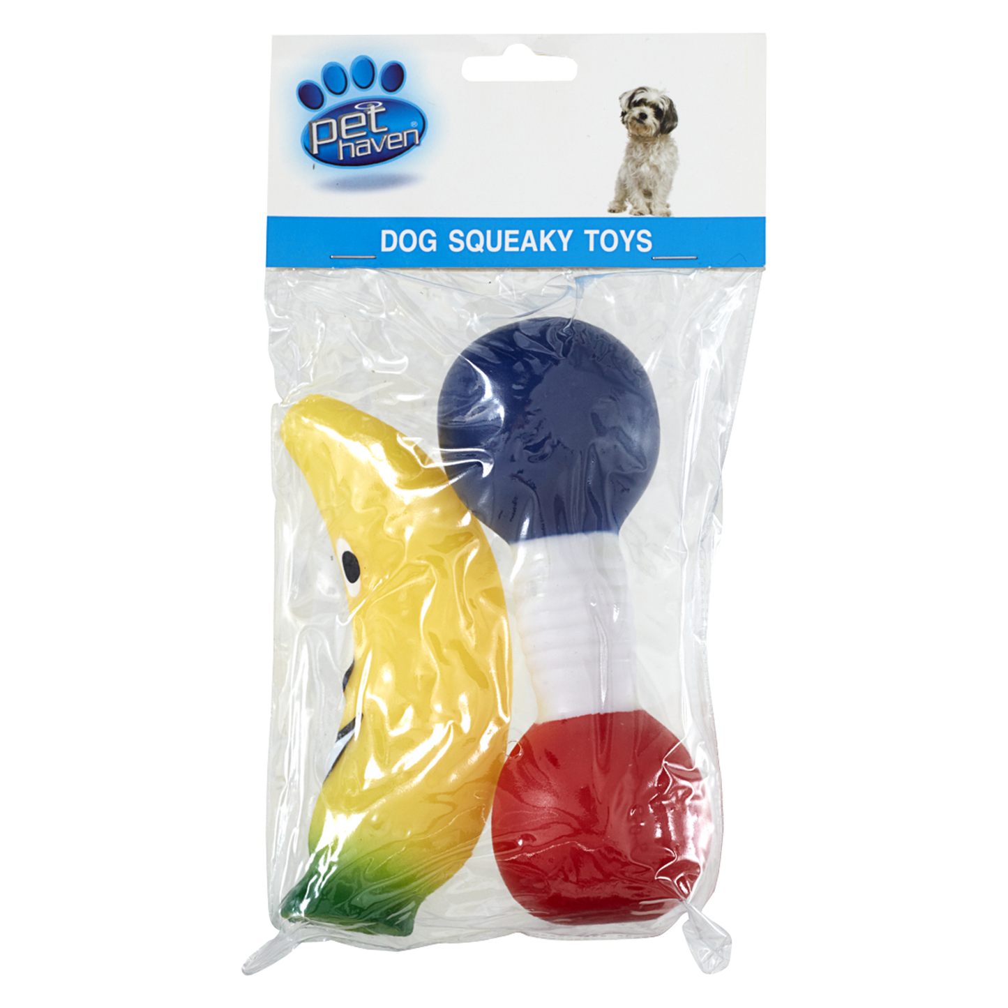 Toy Dog Squeaky 2pk